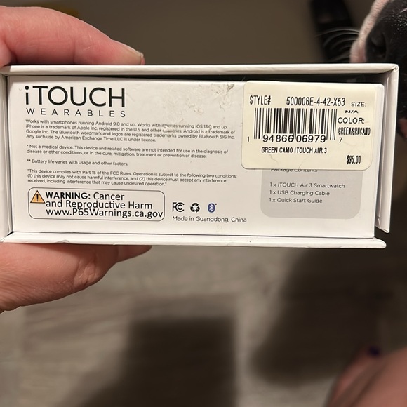 NIB iTouch Air 3 SmartWatch - Picture 2 of 5